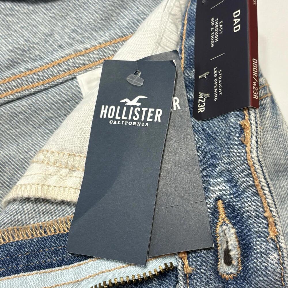 Hollister Ultra High Rise Dad Jeans - Size 000R (W23 L31) - Excellent - Picture 4 of 9
